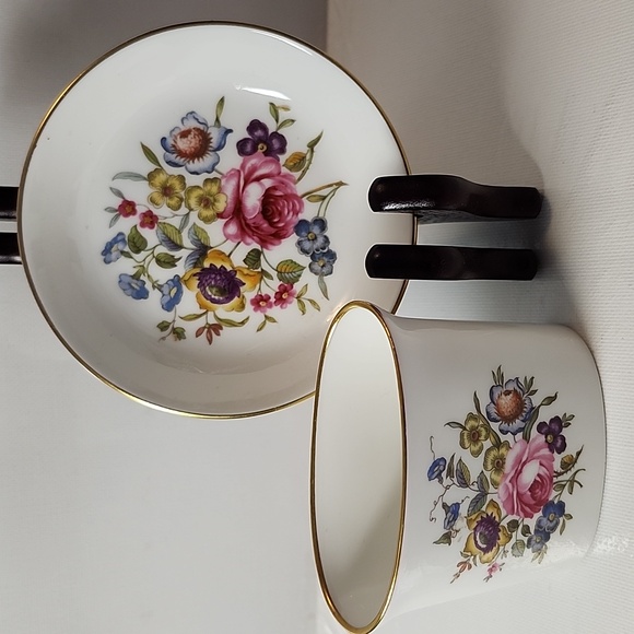 Vintage Royal worcester bone China teabag holder /coasters/ Toothpick Holder - Picture 1 of 6